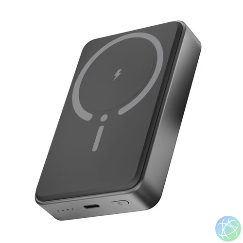 AVAX PB300 FREELY 15W Mágneses Vezeték nélküli Powerbank 10.000mAh + 20W USB-C (PD3.0), fekete