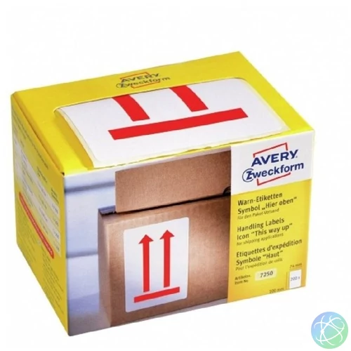 Avery 7250 Álló nyílak piktogram 74x100mm 200db-os címke