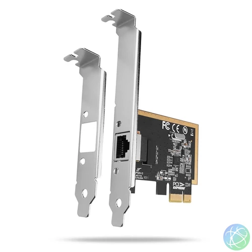 Axagon PCEE-GRF Gigabit Ethernet 1 sávos PCI-Express kártya