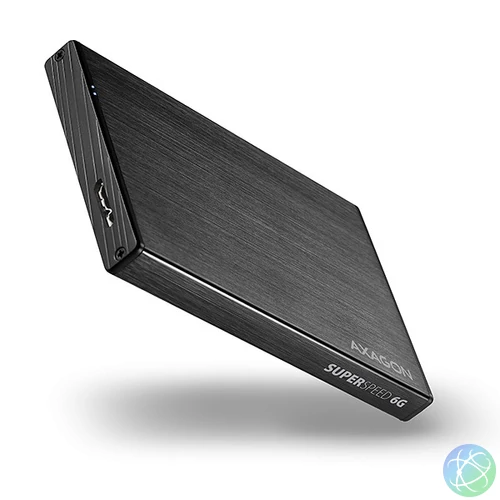 Axagon EE25-XA6 USB 3.0 fekete külső alumínium HDD/SSD ház