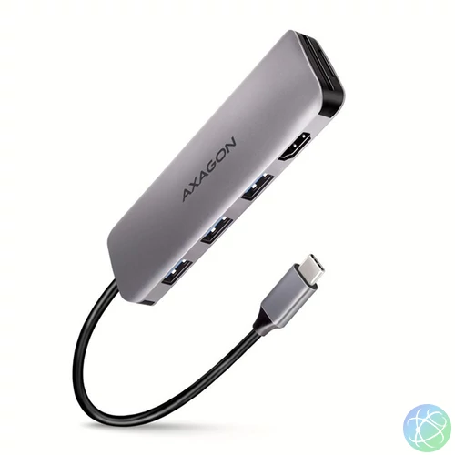 Axagon HMC-HCR3A SuperSpeed USB-C COMBO 5in1 HUB