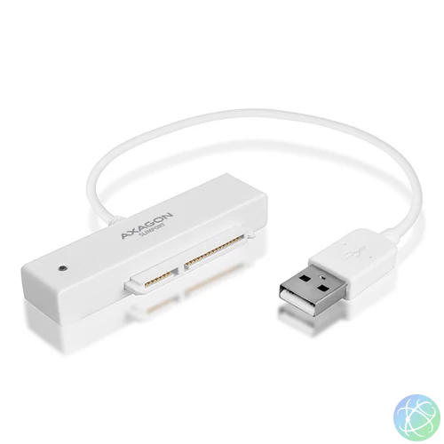 Axagon ADSA-1S USB 2.0 fehér külső HDD/SSD ház