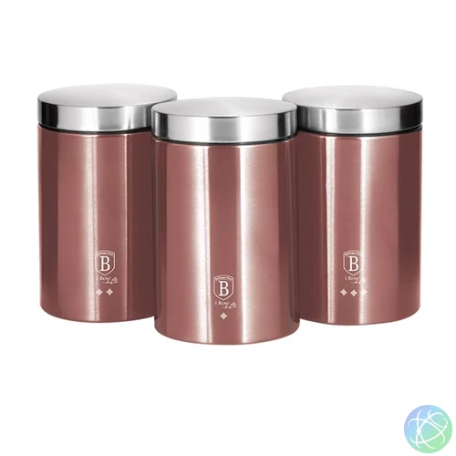 Berlinger Haus BH/6270 rózsaszín 3 részes tároló szett