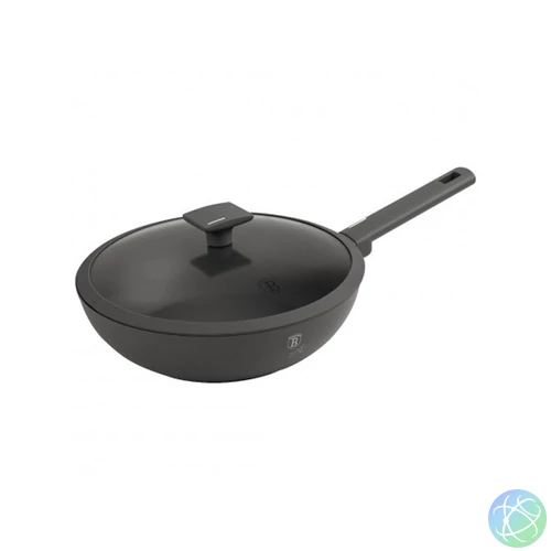 Berlinger Haus BH/8124 Antracit Collection 28 cm wok serpenyő fedővel