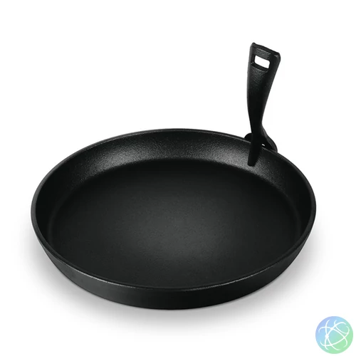 Berlinger Haus LP-BH-189 levehető nyéllel, 21 cm, fekete öntöttvas kerek grill sütőlap