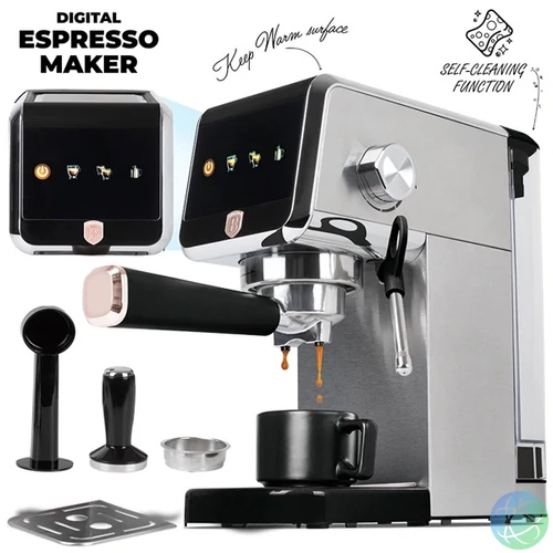 Berlinger Haus BH/9622  fekete- rózsaarany espresso kávéfőző