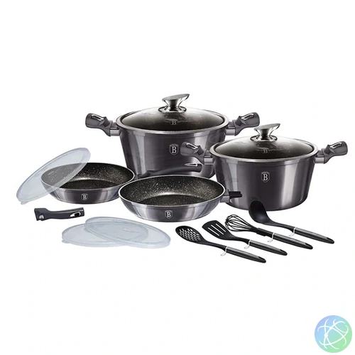 Berlinger Haus BH/7059Metallic Line Carbon Pro Edition 13 részes edénykészlet
