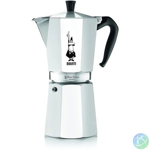 Bialetti Moka Express inox 12 személyes kotyogós kávéfőző