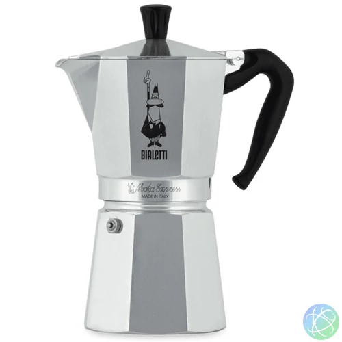 Bialetti Moka Express inox 9 személyes kotyogós kávéfőző