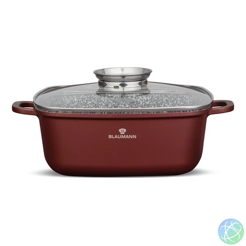 Blaumann BL-4094 6,5L Cerastone Collection 28 cm-es négyzet alakú edény fedővel