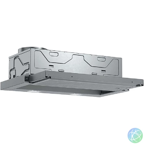 Bosch DFL064W53 ezüst, beépíthető, kihúzható, méret:59,8 cm, zajszint:67 dB, páraelszívó