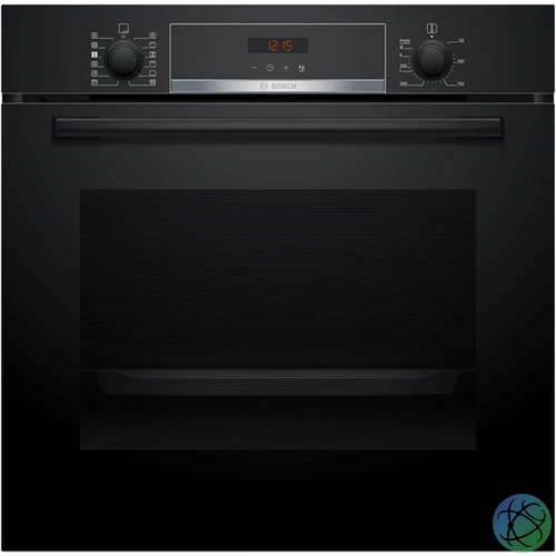 Bosch HQA574BB3 fekete, beépíthető, sütőtér: 71L, grill, légkeverés, sütő