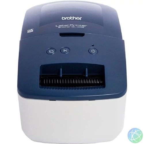 Brother QL600BXX1 szürke-kék etikett és címkenyomtató