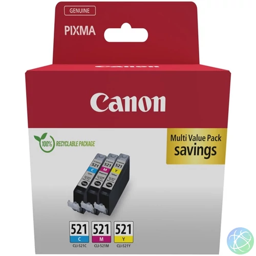 Canon patron CLI-521 Multipack 3 szín