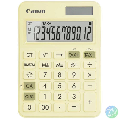 Canon LS-125KB sárga számológép
