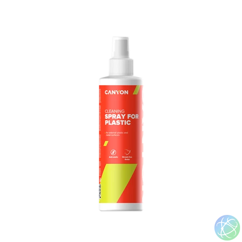 CANYON CNE-CCL22 elektronikai berendezések műanyag és fém burkolatához 250ml tisztító Spray