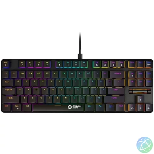 Canyon TKL GK-50 HU Cometstrike fekete vezetékes mechanikus billentyűzet