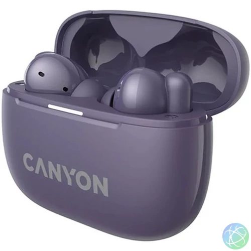 Canyon TWS-10 True Wireless Bluetooth lila fülhallgató