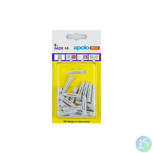 Celo MZK univerzális galléros műanyag dűbel 10x60 - 10db / bliszter