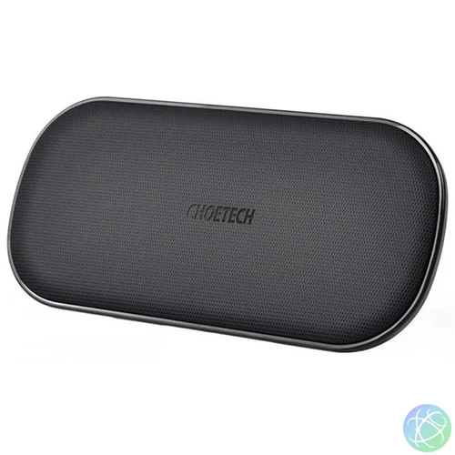 Choetech T535-S DUAL fekete vezeték nélküli töltő