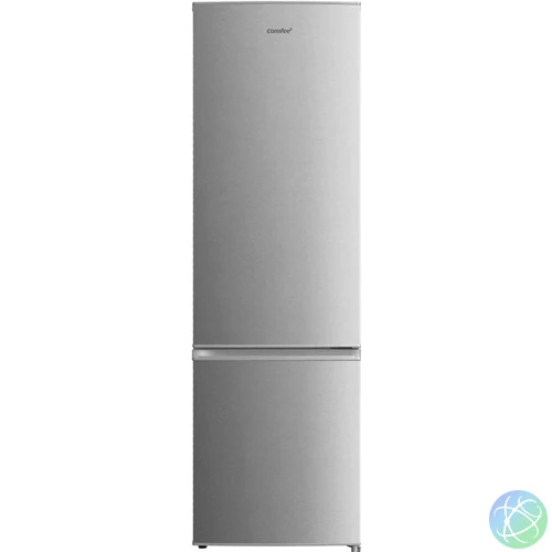 Comfee RCB359IX2 alulfagyasztós hűtőszekrény, Inox, 262 liter, Hűtőtér 197 Liter, Fagyasztótér 65 liter