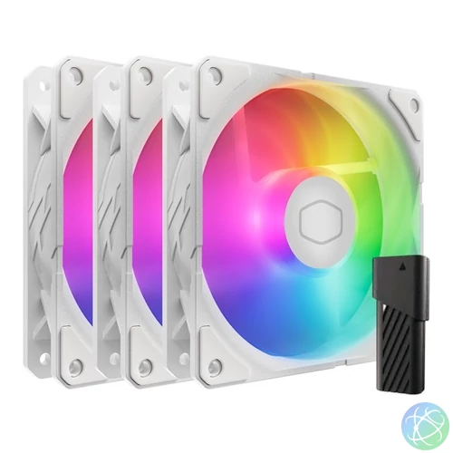 Cooler Master SickleFlow Edge 120 3x120mm ARGB fehér ventilátor