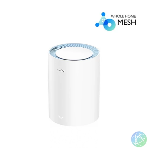 CUDY M1200(1-Pack) kétsávos AC1200 WIFI MESH fehér router (1db)