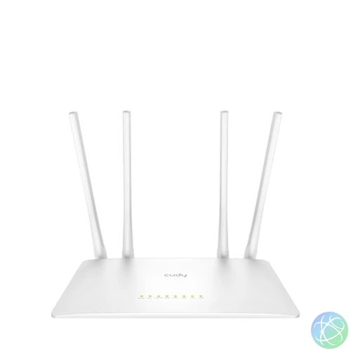 CUDY WR1200 kétsávos AC1200 WIFI fehér router