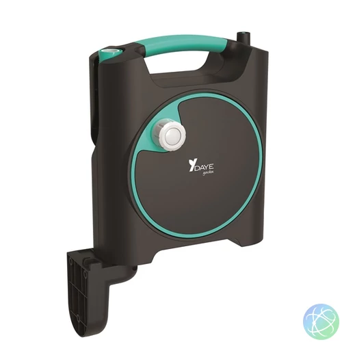 Daye DY647G fali box, 10 m-es 5/16" kerti tömlővel, szórófejjel és csatlakozókkal