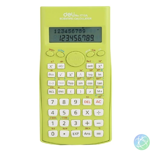 Deli Core DL-1710 240 funkciós világoszöld tudományos számológép