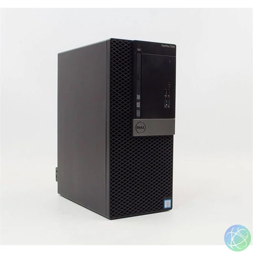 Dell Optiplex 7040 MT/i5-6600/16GB/240GB SSD/Win Pro COA/fekete asztali számítógép (Használt A+,felújított)