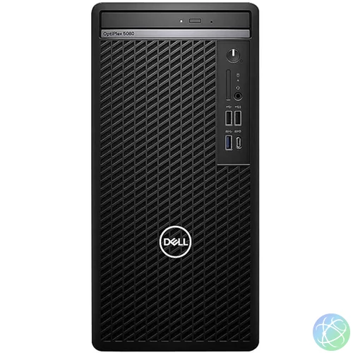 Dell Optiplex 5080 MT/i5-10600/16GB/512GB SSD/Win Pro COA/fekete asztali számítógép (Használt A+,felújított)