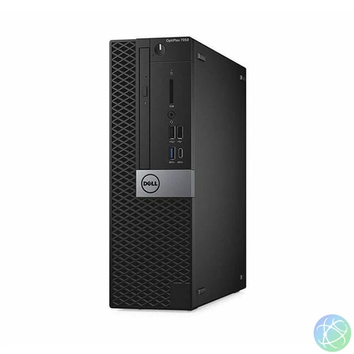 Dell Optiplex 7050 SFF/i5-7600/16GB/512GB SSD/Win Pro COA/fekete asztali számítógép (Használt A+)