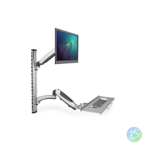 DIGITUS flexibilis fali monitor (VESA 100x100) + billentyűzet tartó konzol