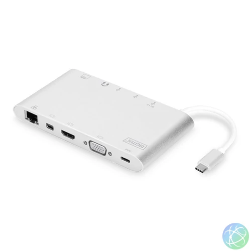 Digitus DA-70861 USB-C 11 portos univerzális notebook dokkoló állomás