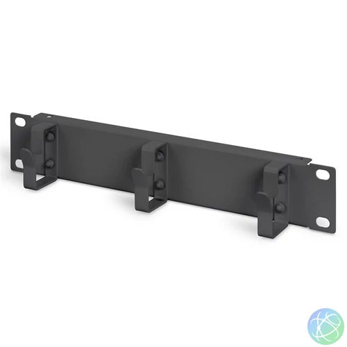 DIGITUS DN-10-ORG-1U-B 10" 1U gyűrűs fekete kábelrendező