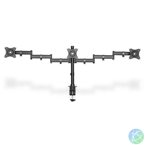 DIGITUS DA-90362 C-bilincses univerzális (VESA 75 / 100) 3-as fekete monitor tartó konzol