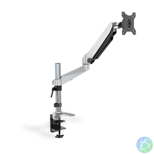 DIGITUS gázrugós C-bilincses univerzális (VESA 75/100) 1-es ezüst monitor tartó konzol