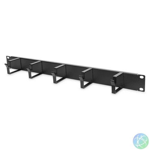 DIGITUS DN-97602 19" 1U gyűrűs fekete kábelrendező