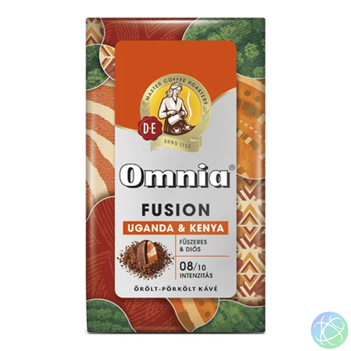 Douwe Egberts Omnia Fusion Uganda&Kenya 225g őrölt kávé
