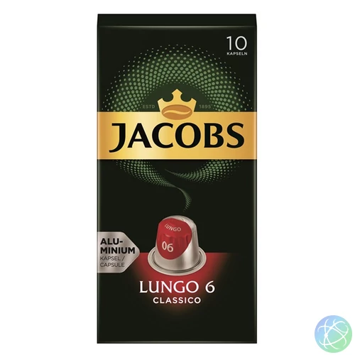 Douwe Egberts Jacobs Lungo Classico Nespresso kompatibilis 10 db kávékapszula