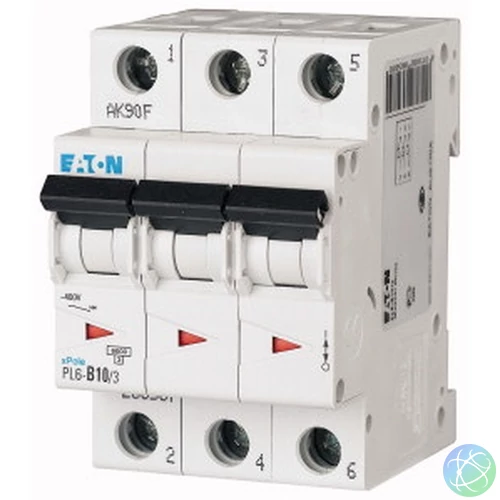 Eaton 286599 6kA 3P C10A kismegszakító