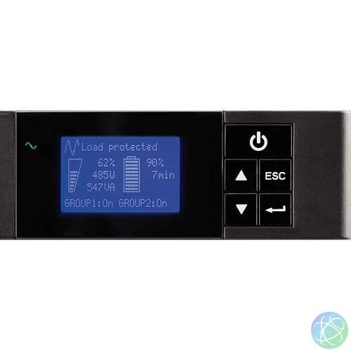 EATON 5P 850i 600W szürke rack 1U szünetmentes tápegység