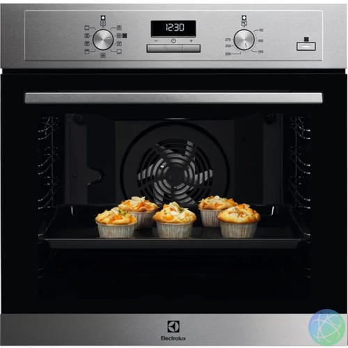 Electrolux SteamBake EOD3H70X inox, beépíthető, sütőtér: 72L, grill, légkeverés, sütő