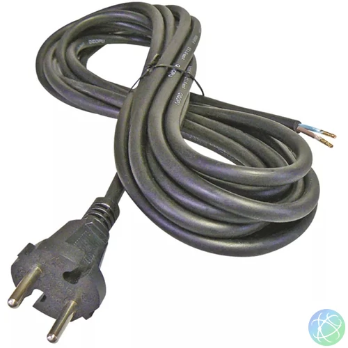 Emos S03350 Flexo gumi 5m 2×1,5mm2 fekete szerelhető kábel