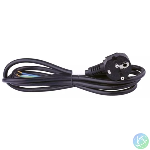Emos S18372 Flexo 2 méter 3×0,75mm2 fekete szerelhető hálózati kábel