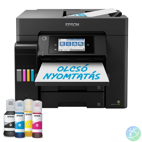 Epson EcoTank L6570 színes nyomtató MFP, Duplex, WiFi/USB/LAN, 8100/6500 oldal tinta a dobozban