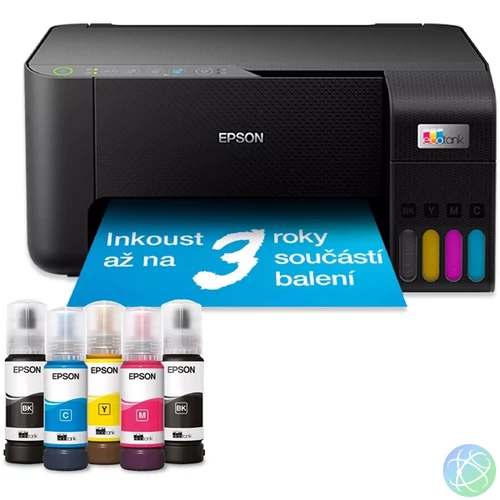 Epson EcoTank L3270 színes nyomtató MFP, WiFi/USB, 8100/6500 oldal tinta a dobozban