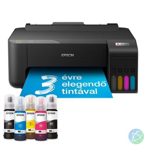 Epson EcoTank L1230 színes nyomtató USB, 8100/6500 oldal tinta a dobozban