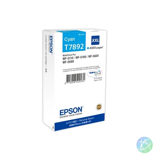 Epson C13T789240 T7892 patron cián